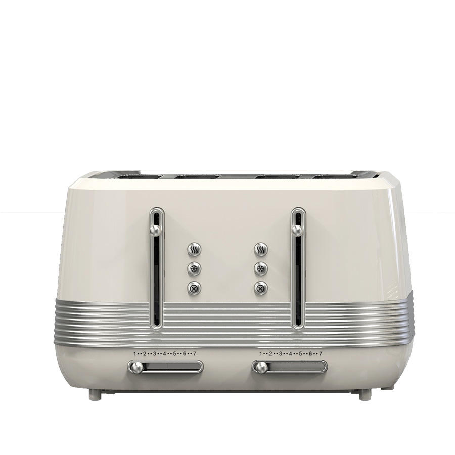 4 Slice Electric Toaster Vertical Kitchen Custom Logo Retro Hotel Cordless Pop up Burger Bun Bread Toasters