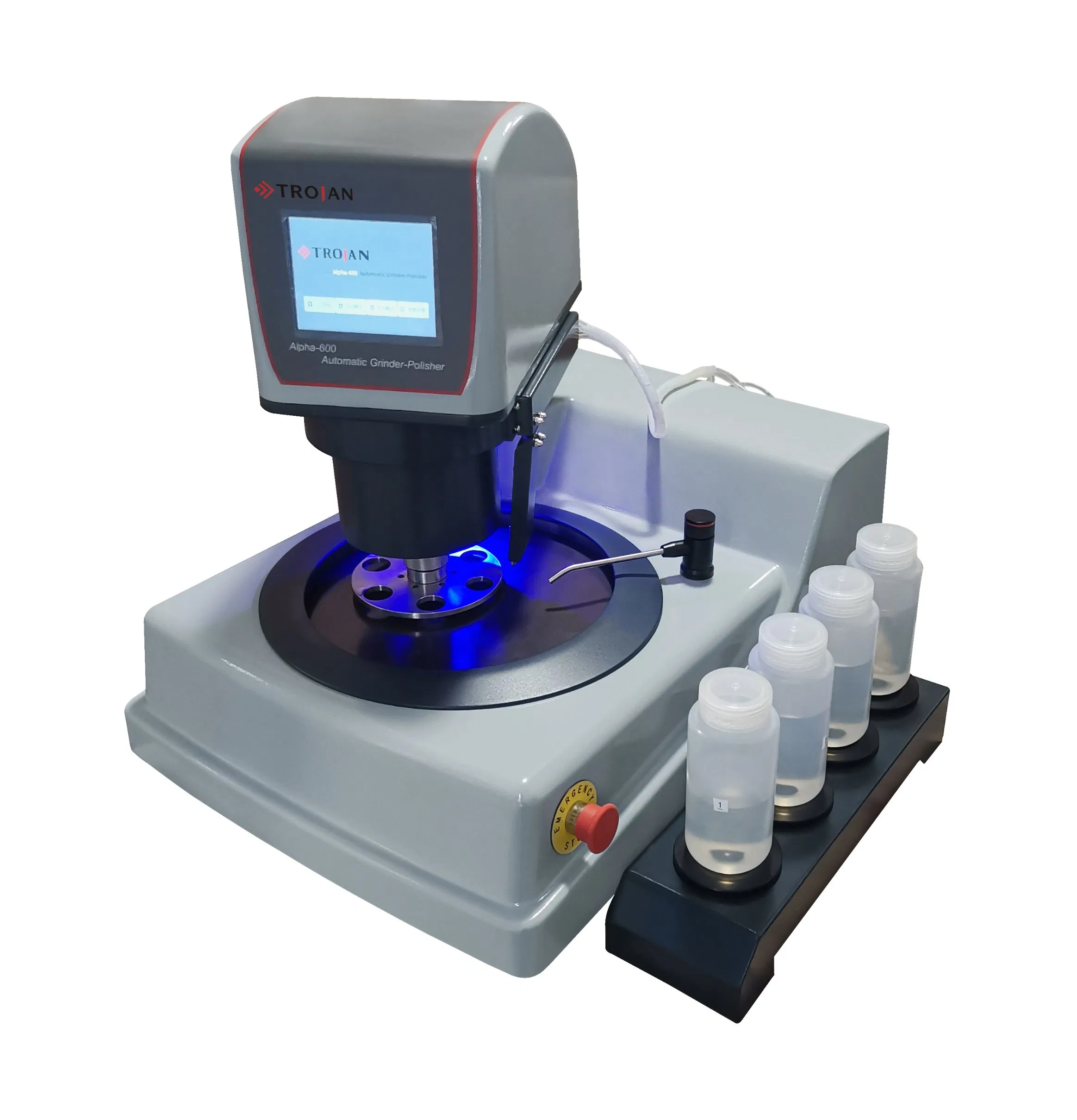 Touch Screen Automatic Metallographic Specimen Grinding and Polishing Machine in Lab