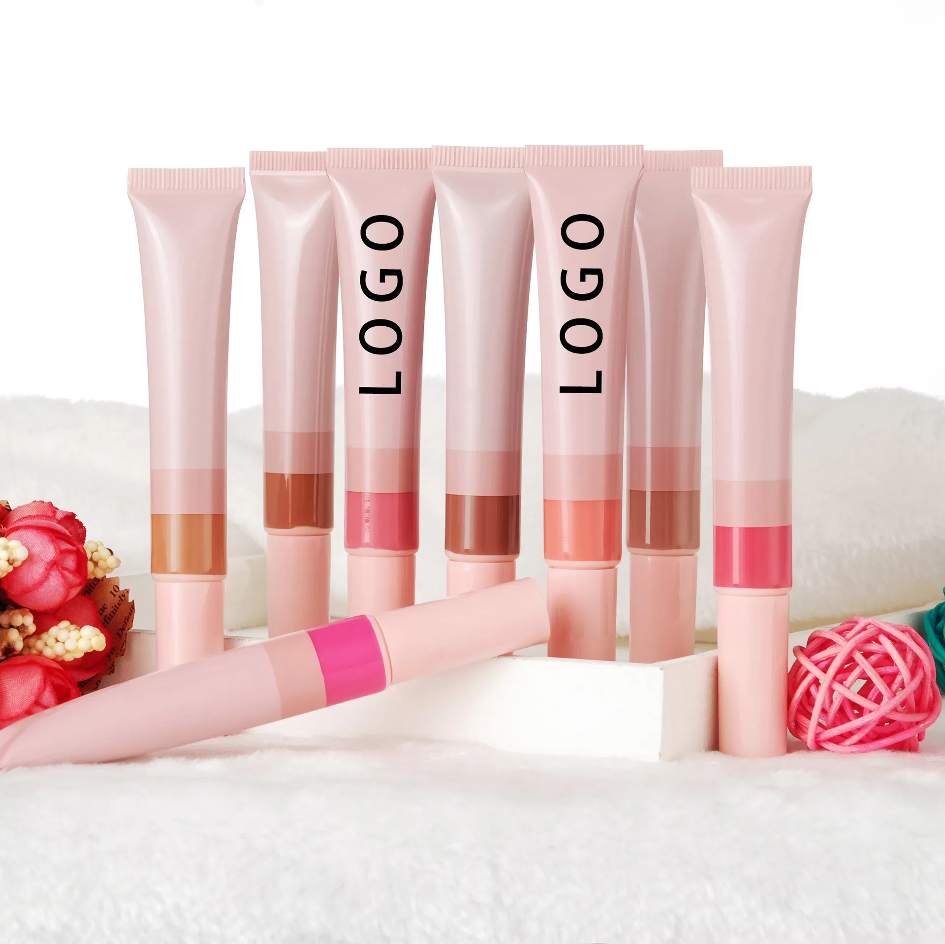 Private Label Squeeze Tube Makeup Blush Long Lasting Waterproof Liquid Blush Contour