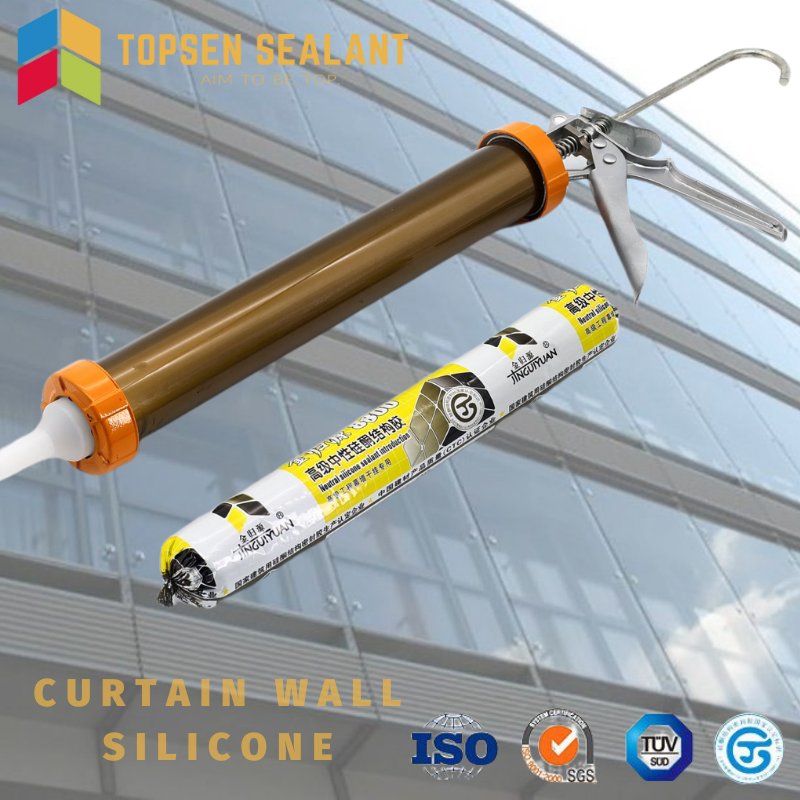 Neutral Structural Silicone Sealant RTV Glue for Bonding Glass Curtain Wall Project