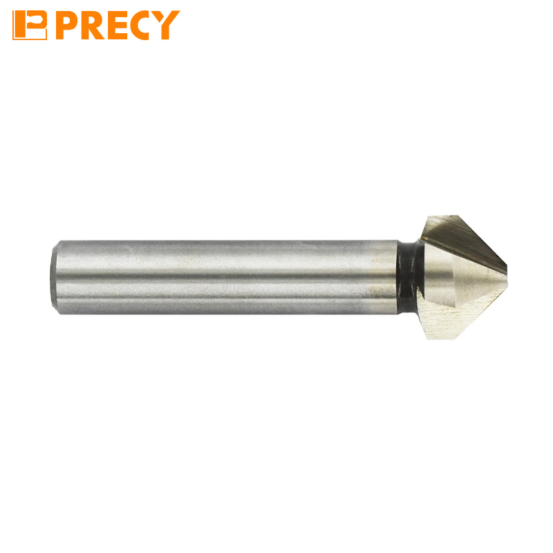90° Milling Angle 5% Cobalt HSS Countersink with Cylindrical Shank