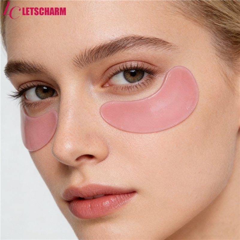 Ls162 Ready Stock Crystal Collagen Vitamin C Eye Masks for Puffiness & Anti-Aging