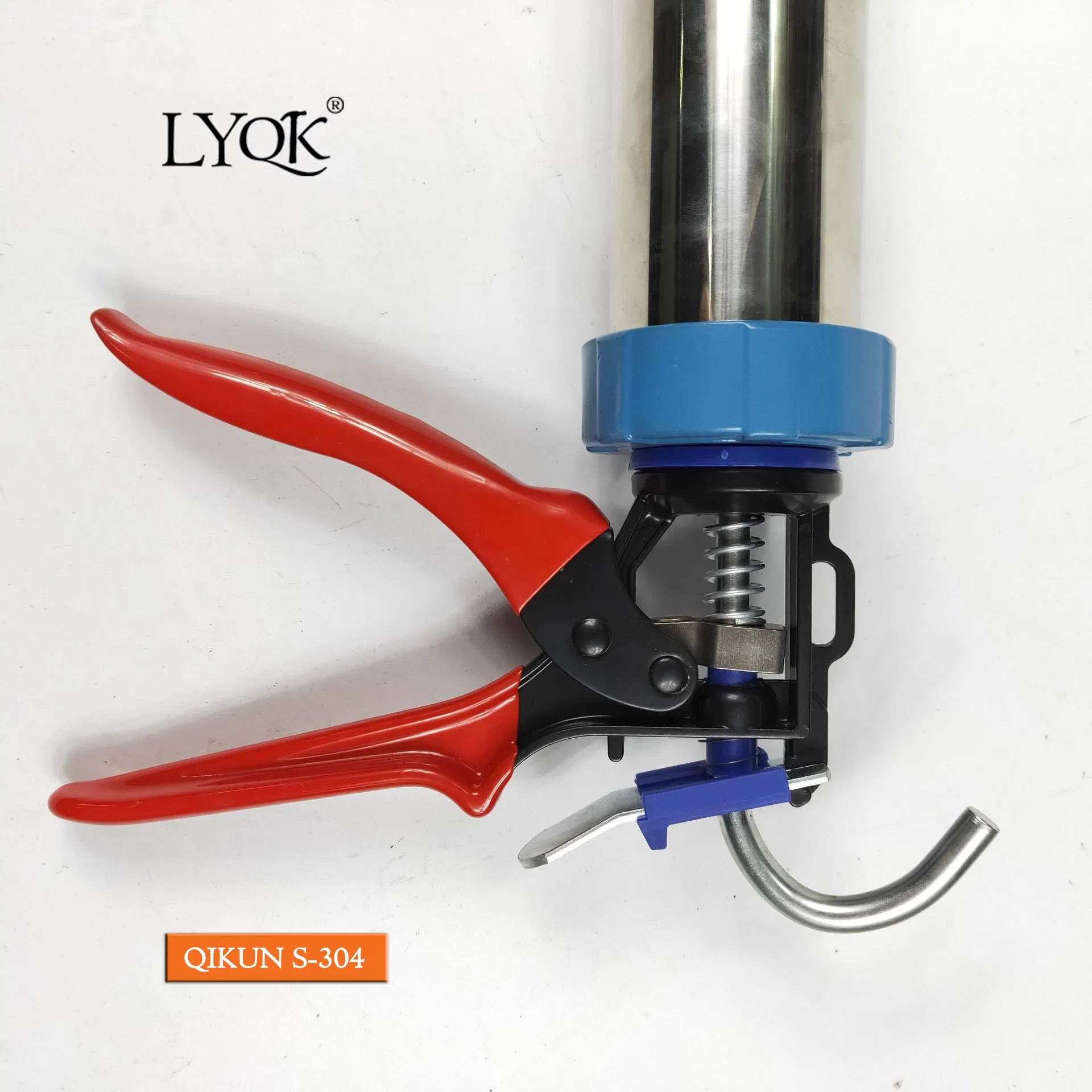 S-304 Opening Type Double Cartridges Skeleton Caulking Gun