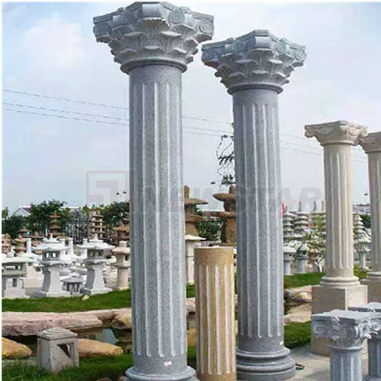 House Pillar Factory White Marble Column Roman Pillar Design for Indoors