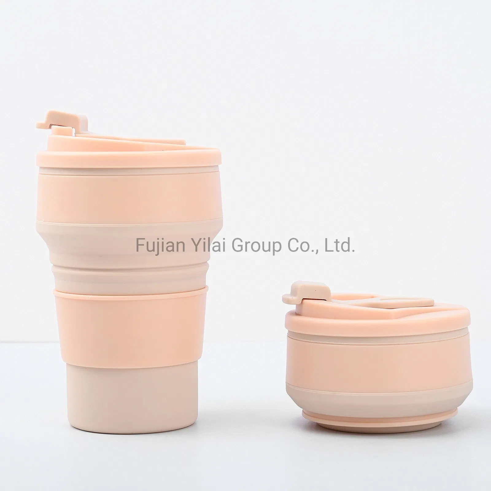 Складная силиконовая дорожная кружка 14oz