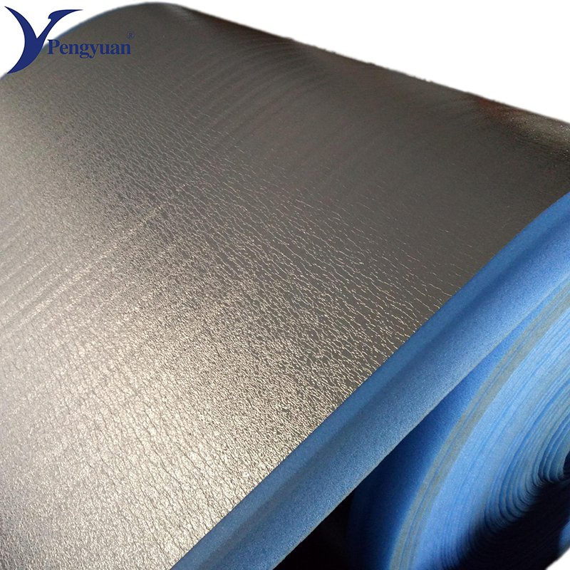 Fire Retardant Aluminum Foil Fire-Proof XPE Foam Roll Sheet for Construction