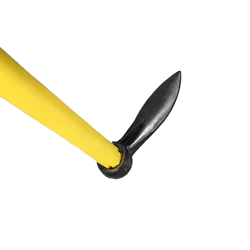 Plastic Handle Point Pickaxe Garden Tools Outdoor Digging Tools Rail Steel Pickaxe