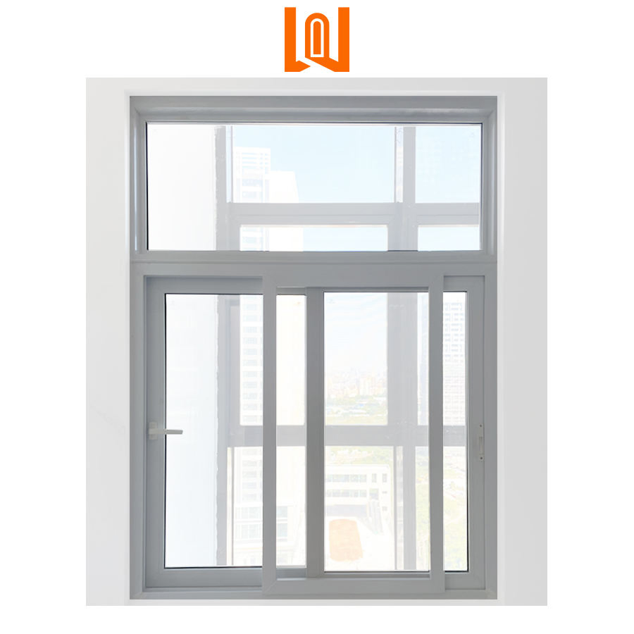 Wanjia Outside Plastic Sliding Glass Window Horizontal Sliding Balcony Window