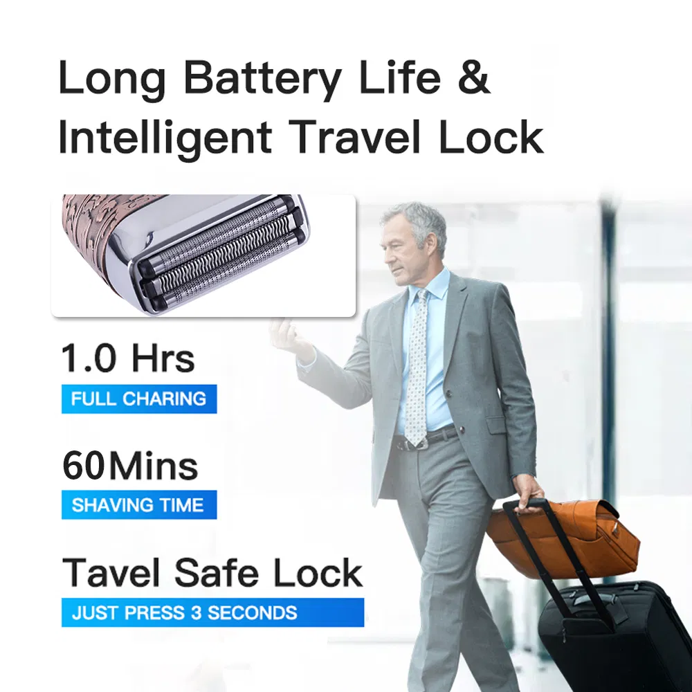 Mini Men Foil Beard Shaver Pocket Travel Use Rechargeable Powerful Waterproof Electric Shaver