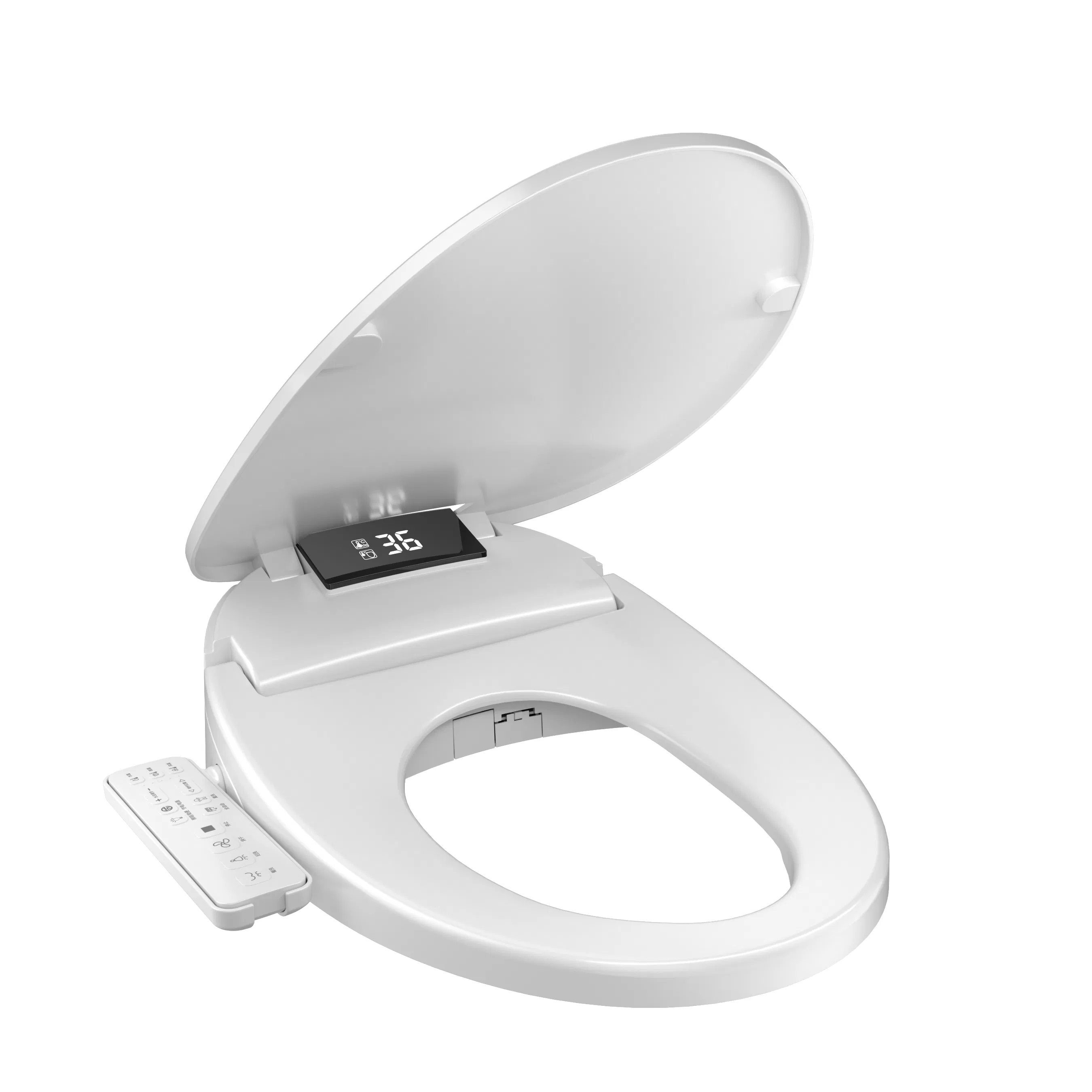 Nozzle Self Clean Heated Bathroom Cover Electronic Bidet Smart Toilet Seat