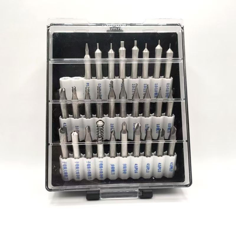 Milling Cutter Drill Bit Set Vertical Spare Parts for Key Cutting Machine Locksmith Tools