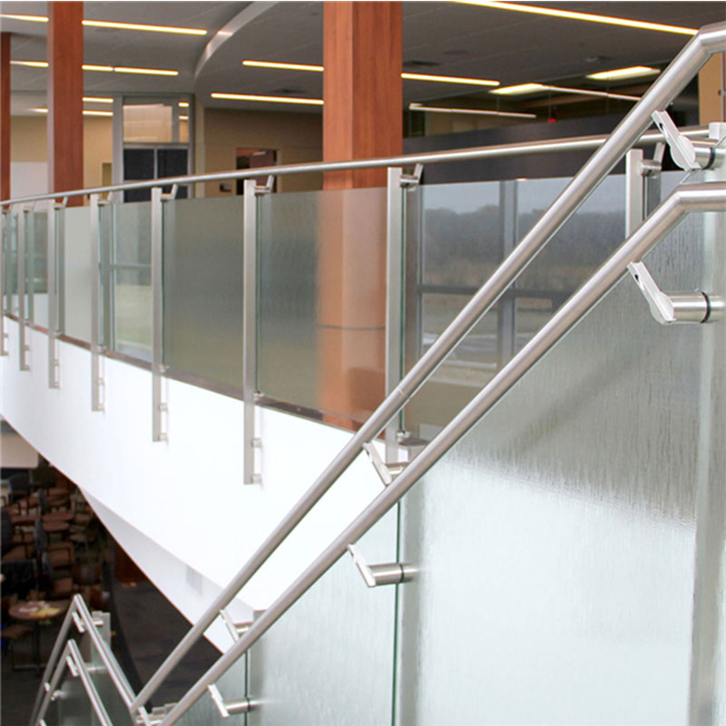 Factory Frameless Glass Railing Stainless Steel Railing Balustrade Indoor Use