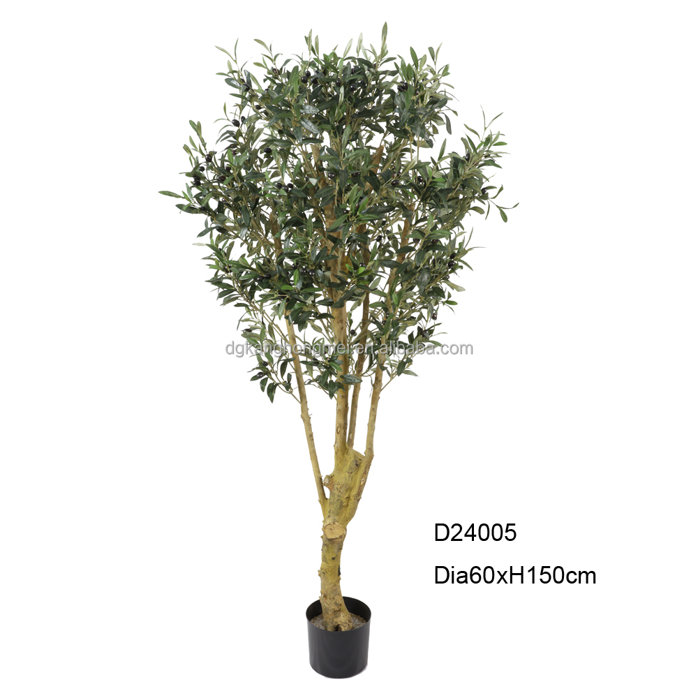 Дерево оливковое искусственное высокое в горшке