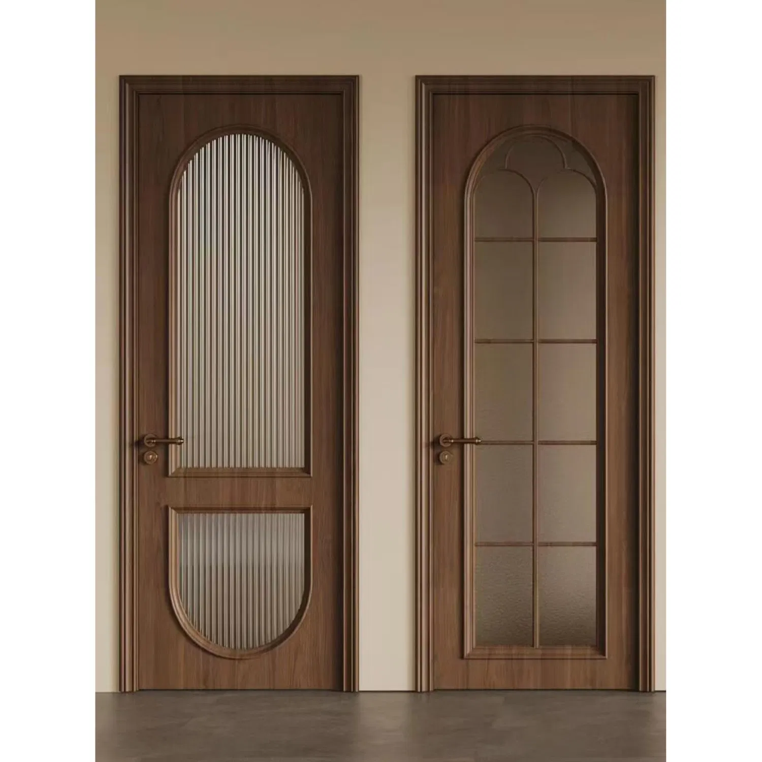 Factory Solid Wood Door Paint Oak Veneer Custom Size Soundproof Door Interior Door Interior Bedroom Door Wooden Door Paint Solid Wood Veneer Door