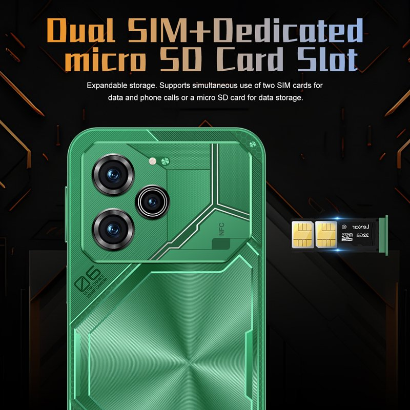 Premium Durable Pova6 PRO 16GB+1tb Dual SIM Phone Cell Mobile Smartphone
