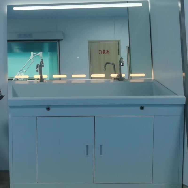 2 Person's Automatic Flush Water Hospital Sink