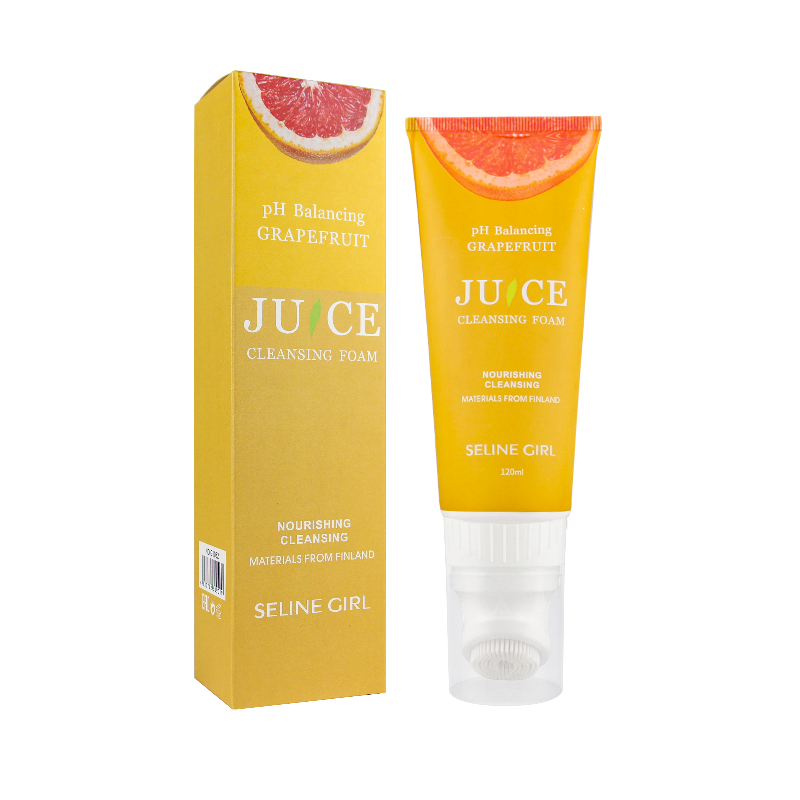 Seline Girl 3 Types 120ml Green Tea Peach Grapefruit Facial Cleanser