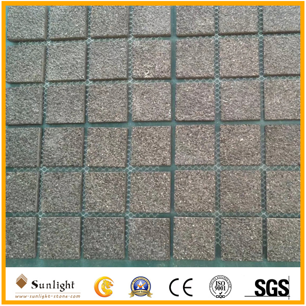 Chinese Cheap Grey Granite Cube, Paver Stones, Stone Garden Tiles