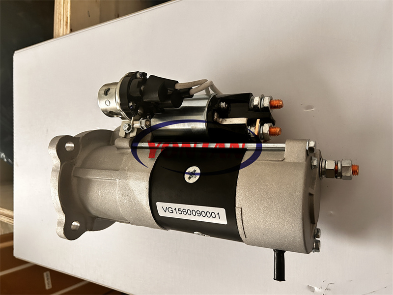 Стартер QDJ2810 для Sinotruk HOWO, 10 зубьев