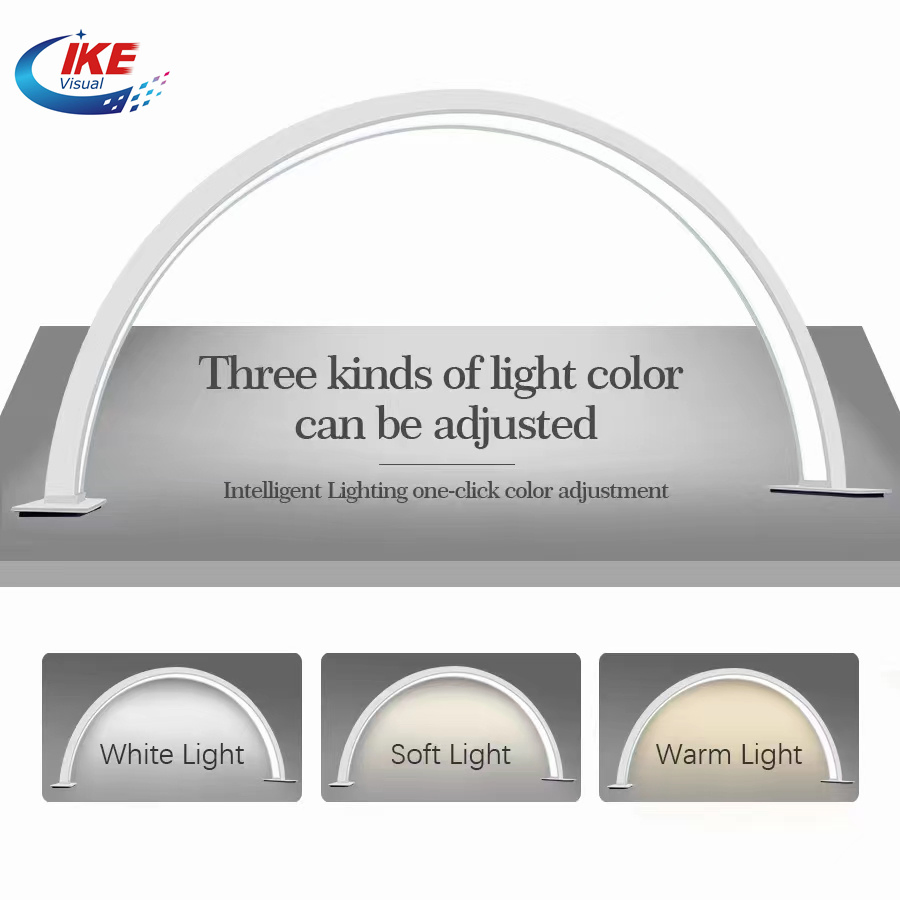 Factory Wholesale Haft Moon Lamp Nail 22inch Half Moon Light for Nail Desk