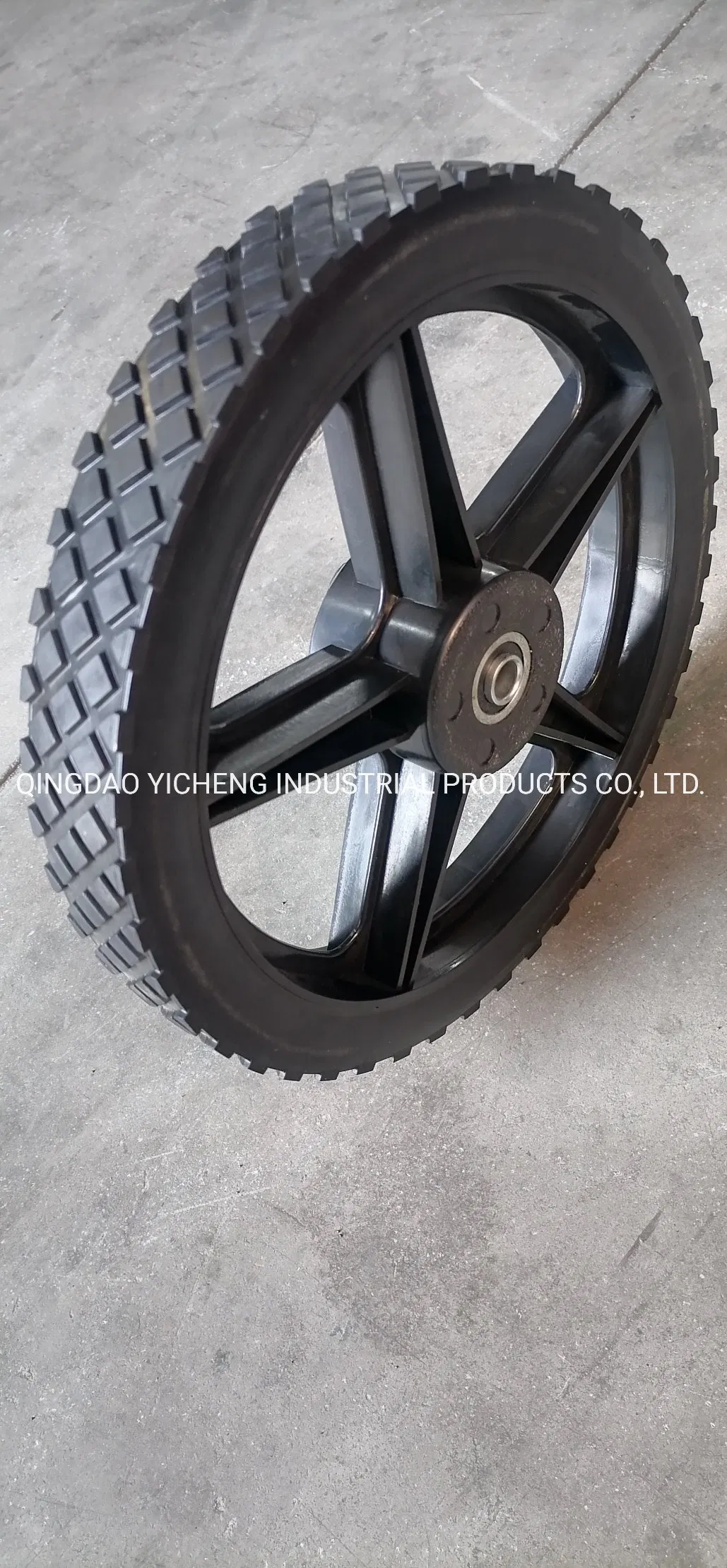 PVC Wheel and PU Foam Wheel with Driving Hub for Lawn Mover