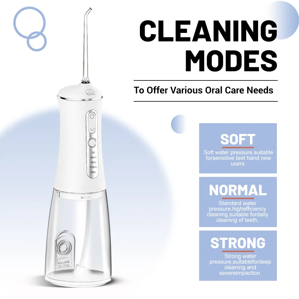 Clean Dental Residues Portable Cordless Dental Water Flosser Irrigator for Oral Cleaning