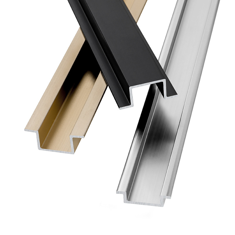 U-Shape Mirror Angle Trim Stainless Steel Wall Panel Decorative