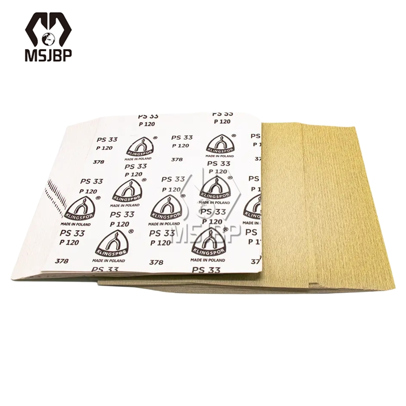 Klingspor Yellow Aluminum Oxide Sandpaper