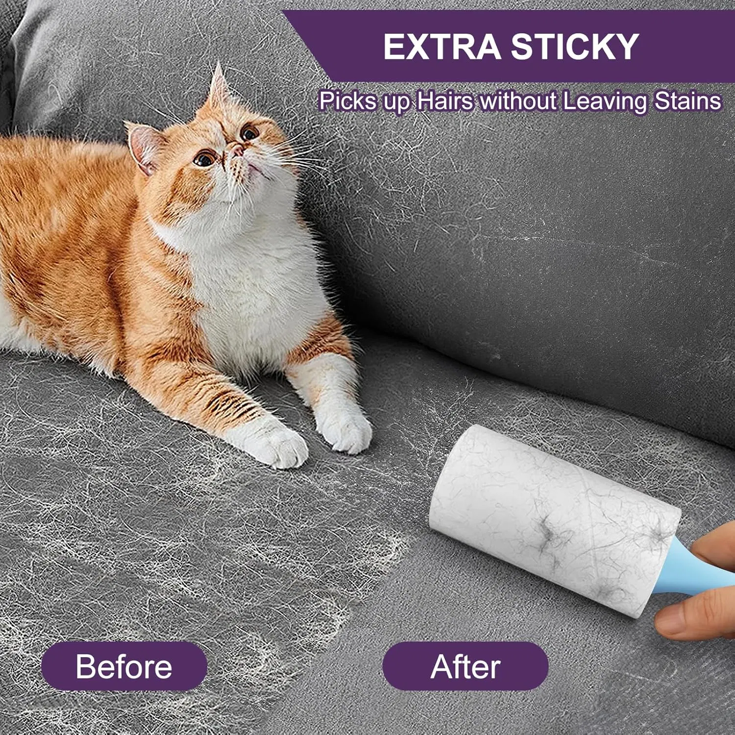 Hot Sell Sticky Industrial Paper Lint Remover Roller for Clothes and Pets