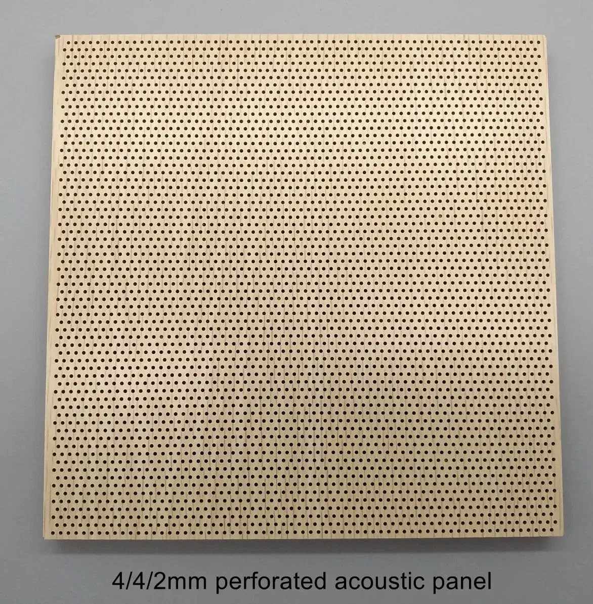 4/4/3mm Straight Perforated Acoustic Panel for Wall and Ceiling Sound Absorption Solution