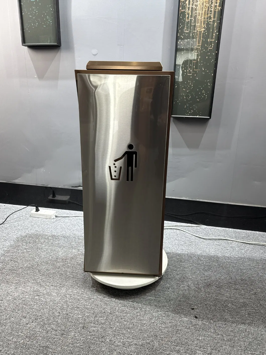 Промышленная урна из нержавеющей стали (Китай)