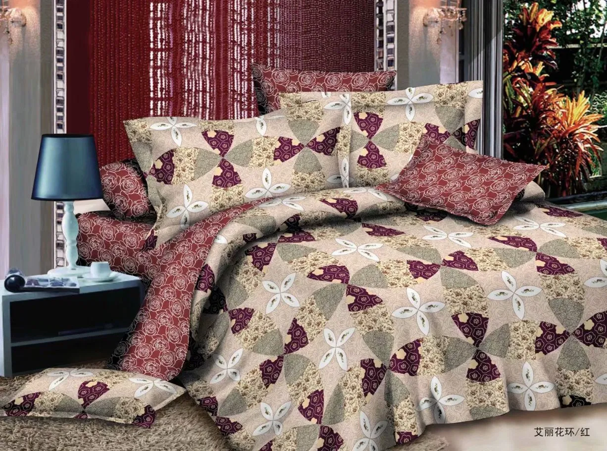 Made in China Home Textile Best Selling Classic Polyester Bedcover Bedspread Set