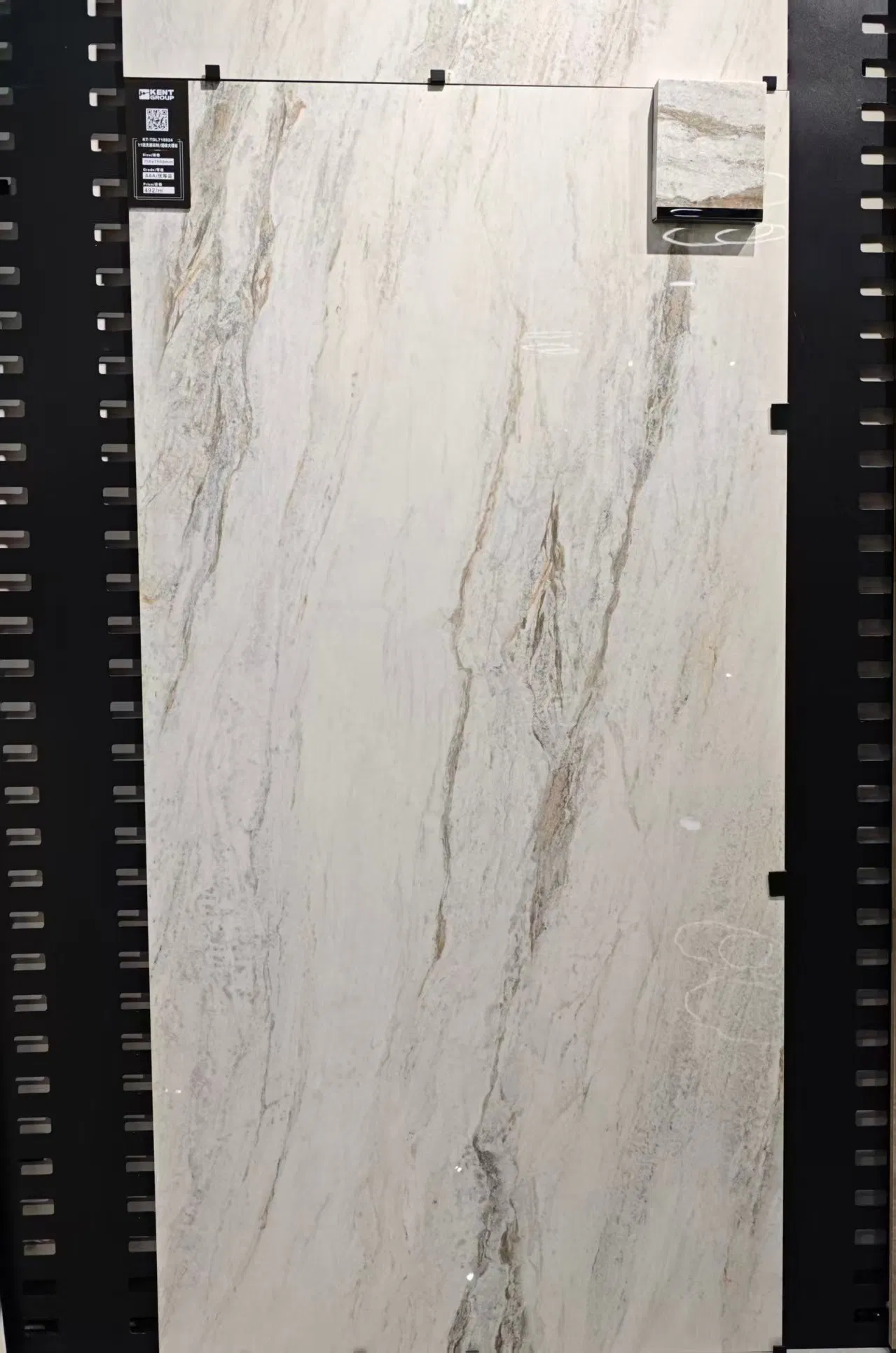 Premium Full Body Porcelain Marble Tile with Real Stone Pattern for Walls and Floors Foshan