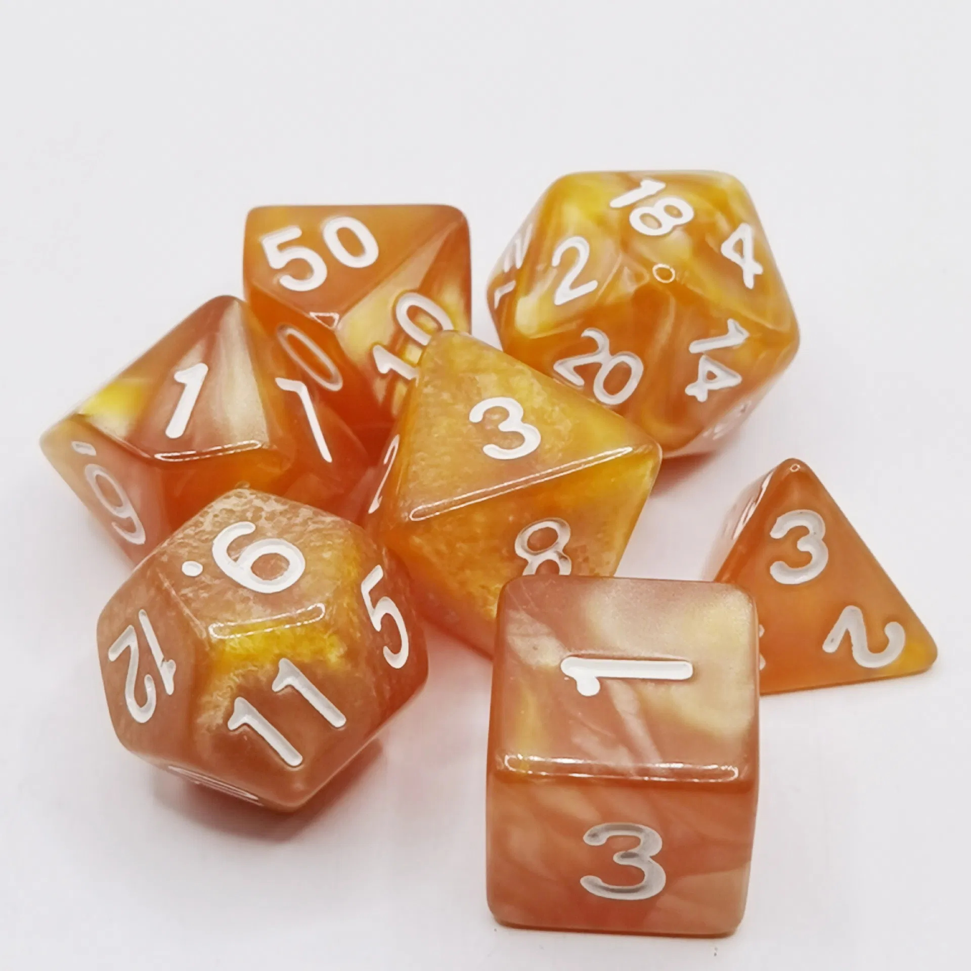 Customized Spots Polyhedral Plastic D6 16mm 10mm Custom Black Dice Acrylic Dice