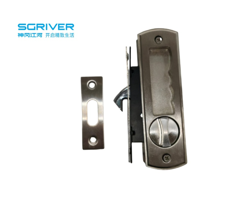 Sliding Folding Cupboard Hidden Concealed Door Steel Lock Set with Key Wooden Hook Door Lock for Aluminium Glass Cabinet Door