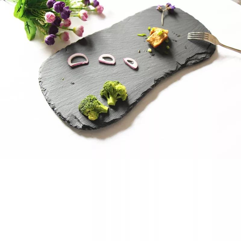 Elegant Slate Dinner Plates for Weddings and Restaurants Natural Slate Materials