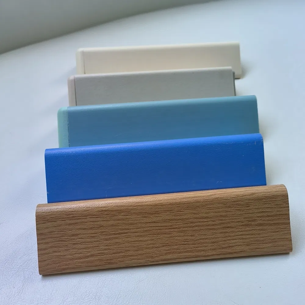 Wood Grain Aluminium and PVC Wall Corner Protector