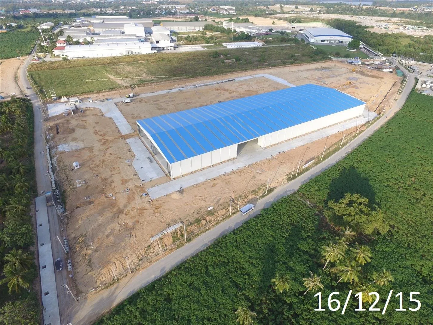 Hangar for Rice Mill Plant and Flour Mill Plant 1000m2 2000m2
