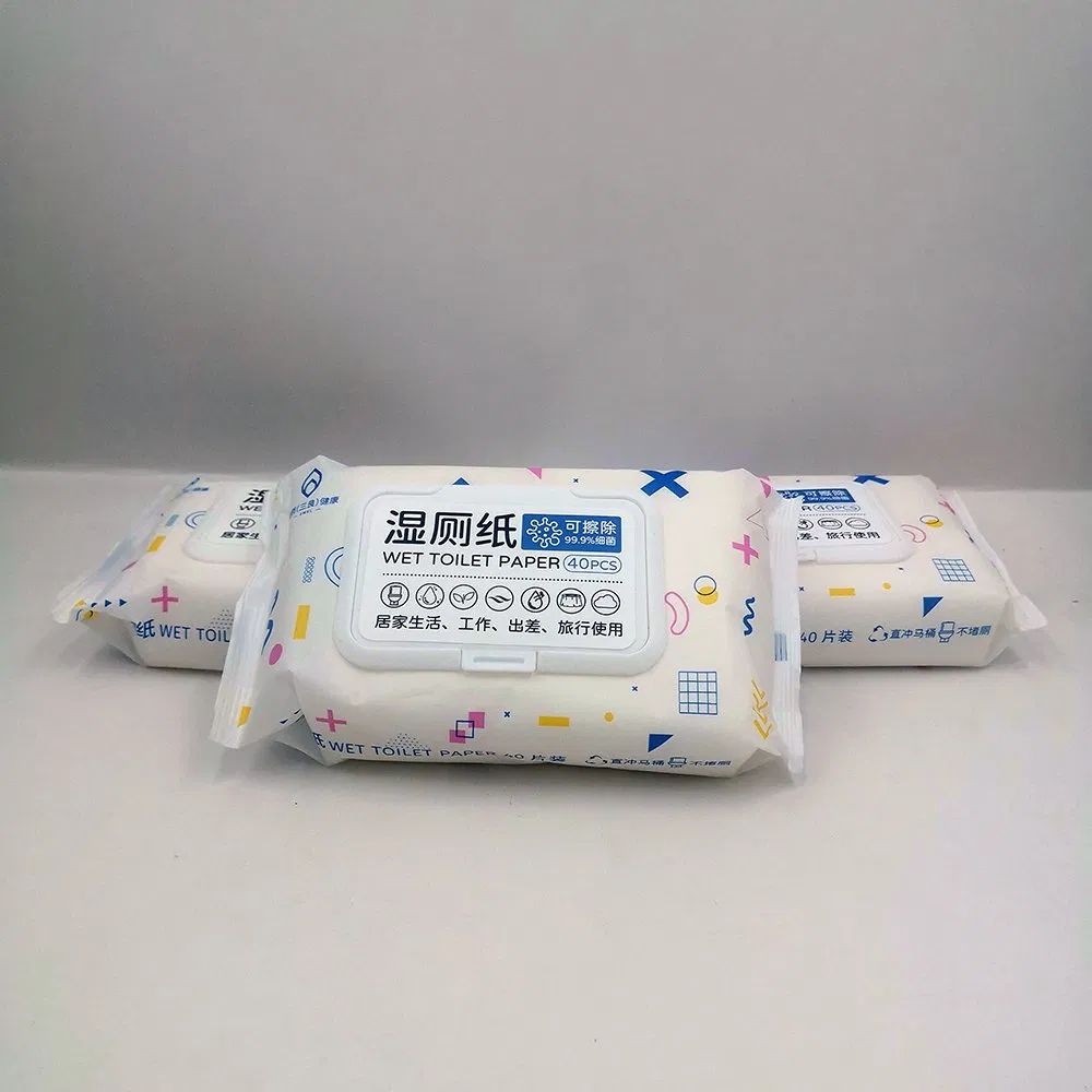Hot Sell 100% Biodegradable Flushable Material Tissue Toilet Paper Wipes