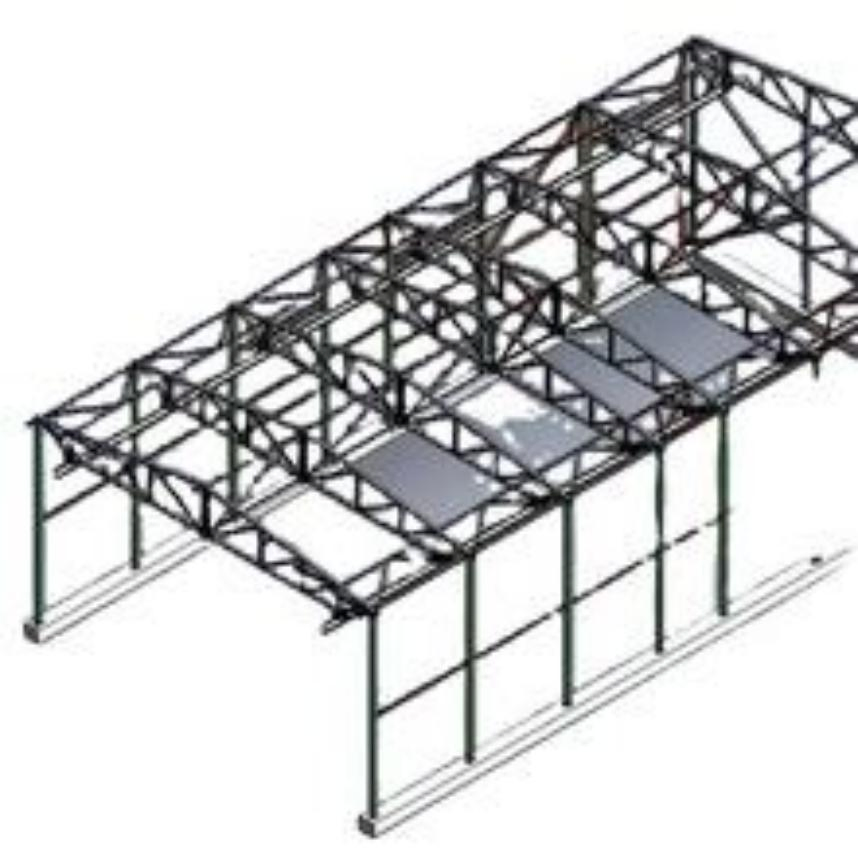 36X72mtrade Assurance OEM Ode Hot Galvanized Construction Steel Structure PVC Hangar