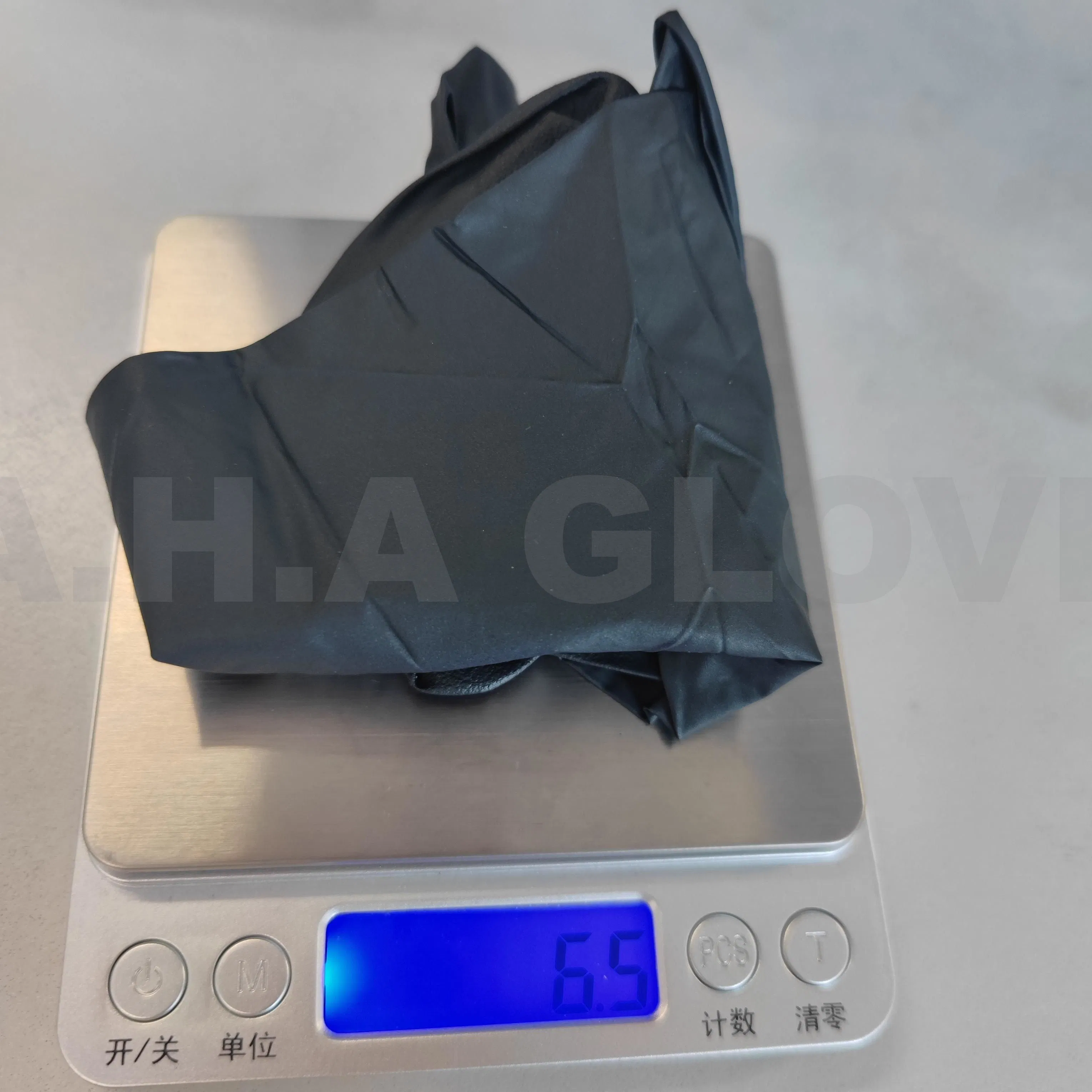 9′ ′ High Quality Powder Free Black Color Nitrile Glove Disposable Protective Nitrile Glove