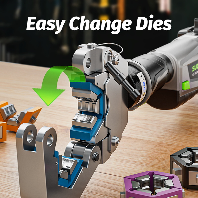 Suca Sc-7842b Portable Handheld Cordless Battery AC Hose Crimper Battery Powered Hose Crimping Tool