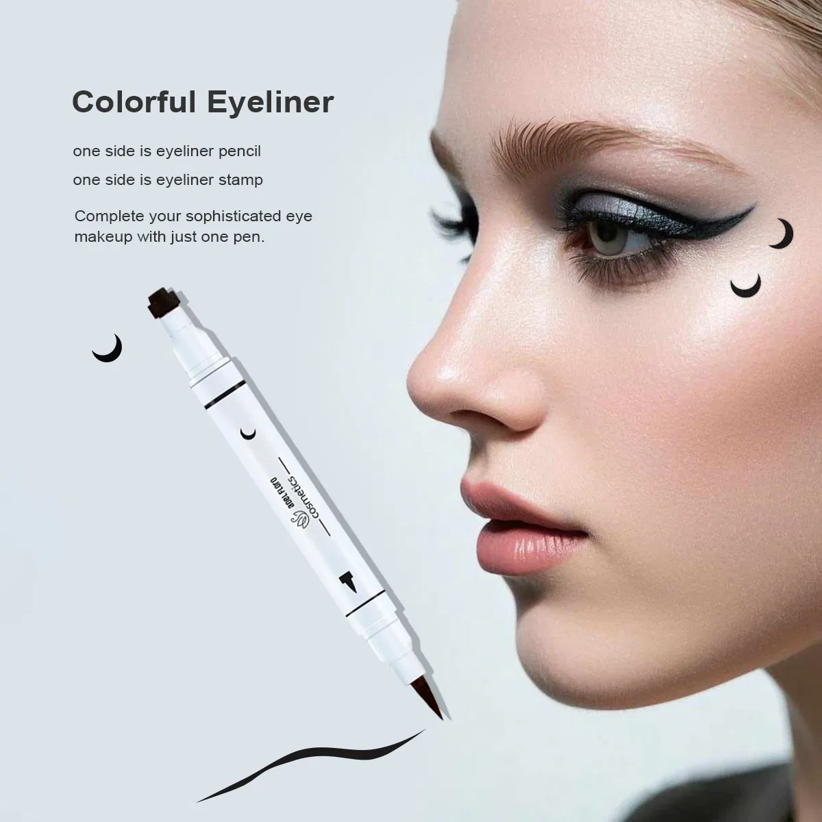 Waterproof Brown Blue Green Nude Purple Red Pink Gold Orange Liquid Eyeliner