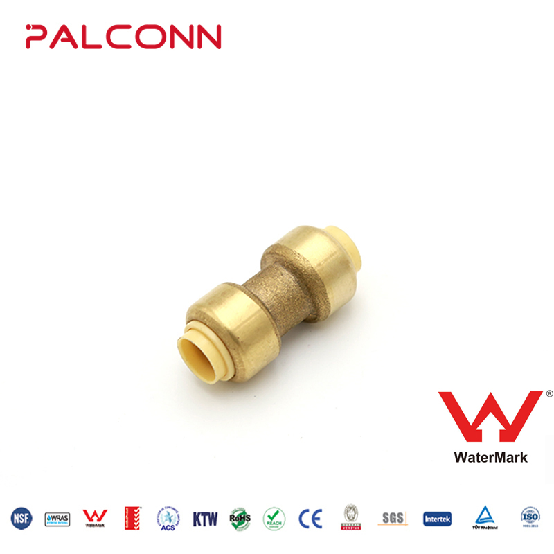 Push-Fit Fitting for DIY Quick Connect Pex Plumbing Tube with Watermark Certification 20mm