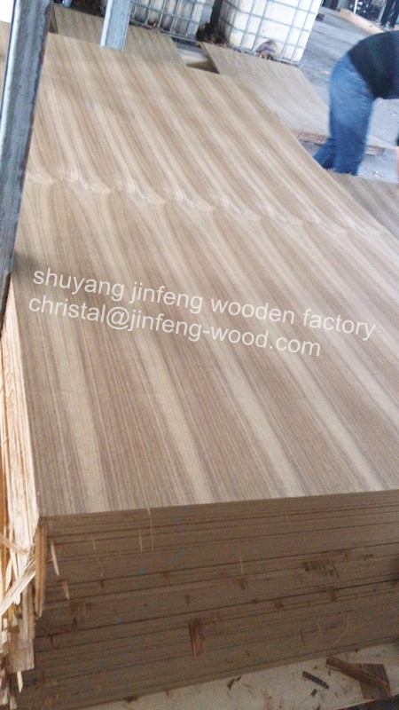 4*8 Size Red Oak Veneer Blockboard Falcata Core