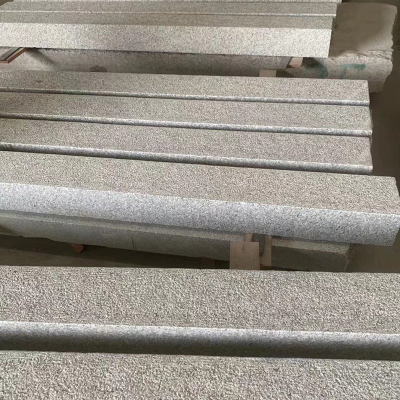 Natural Stone Bushhammered G603 Light Grey Granite for Kerbs/Bases/Corners/Landscaping