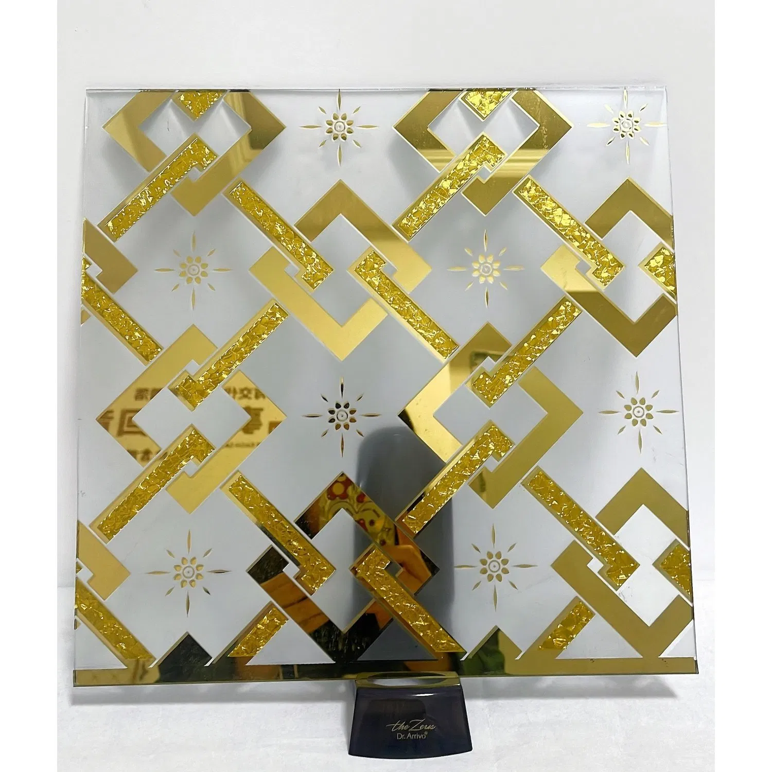 Titanium Coated Decorative Glass Art Glass for Decorative, Furniture, Window and Door