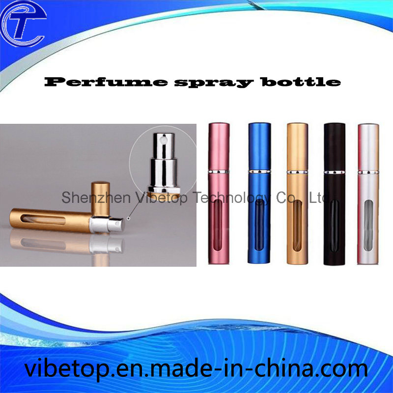 5ml Aluminum Sprayer Perfume Bottle with Open Window