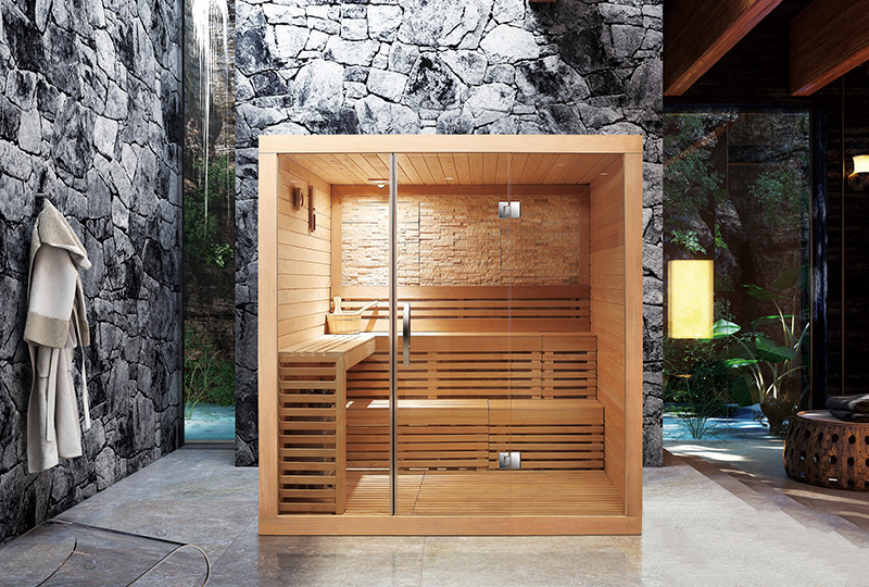 High End Luxury Customized Outdoor Traditional Wooden Steam Sauna Room