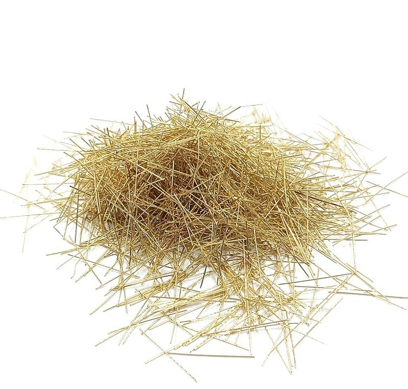 Hot Sale High Tensile Copper Fibers Durable Anti-Corrosion Fire Resistant Wave Shape Concrete Reinforcement Walkway Shotcrete